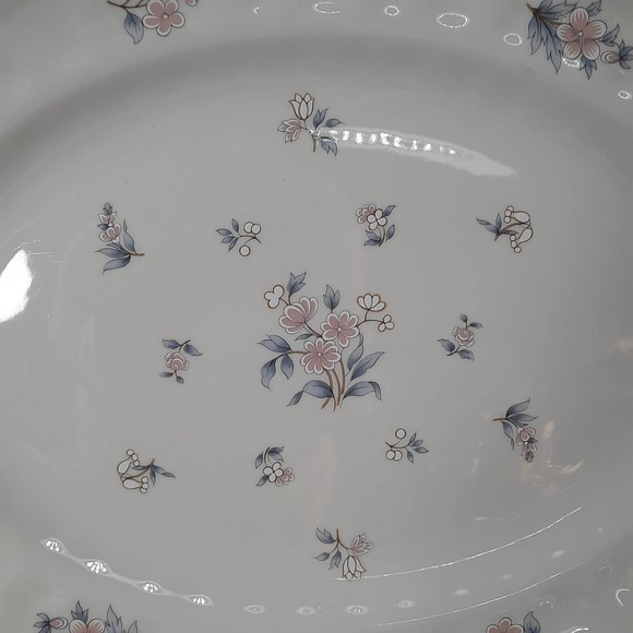 Vintage Royal Doulton Lincoln Pattern TC1146‎ 13" Oval Serving Platter 1983 - Picture 6 of 7